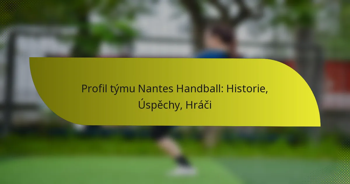 Profil týmu Nantes Handball: Historie, Úspěchy, Hráči